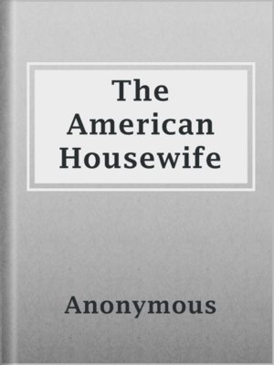 cover image of The American Housewife